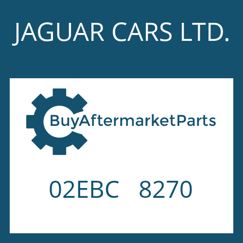 JAGUAR CARS LTD. 02EBC 8270 - 4 HP 24