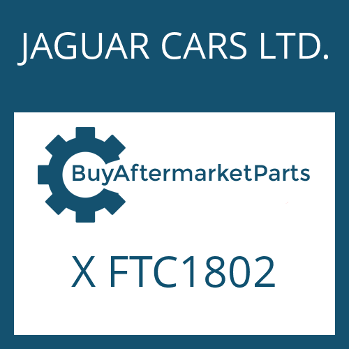 JAGUAR CARS LTD. X FTC1802 - 4 HP 24