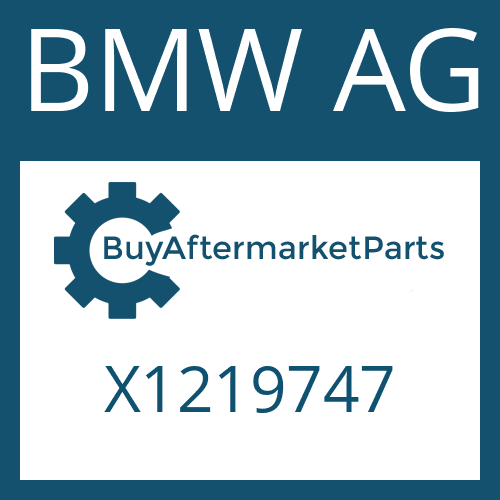 BMW AG X1219747 - 4 HP 24