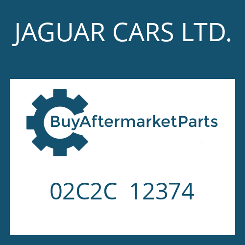JAGUAR CARS LTD. 02C2C 12374 - 6 HP 26