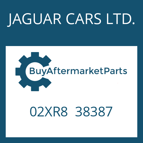 JAGUAR CARS LTD. 02XR8 38387 - 6 HP 26