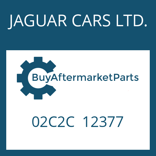 JAGUAR CARS LTD. 02C2C 12377 - 6 HP 26