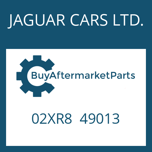 JAGUAR CARS LTD. 02XR8 49013 - 6 HP 26