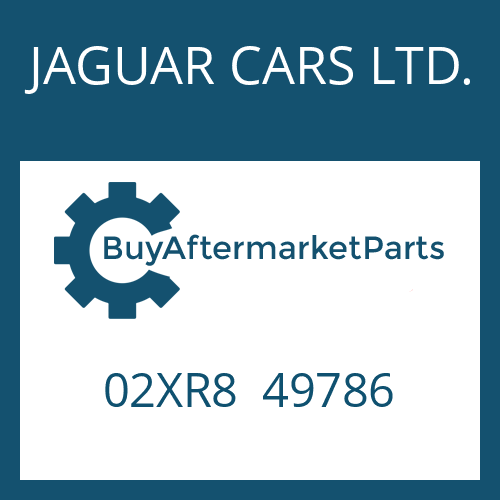 JAGUAR CARS LTD. 02XR8 49786 - 6 HP 26