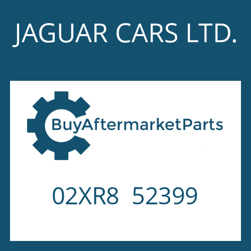 JAGUAR CARS LTD. 02XR8 52399 - 6 HP 26