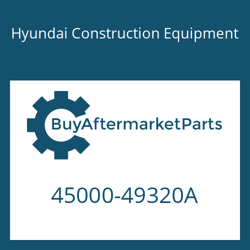 Hyundai Construction Equipment 45000-49320A - 6 HP 26 SW
