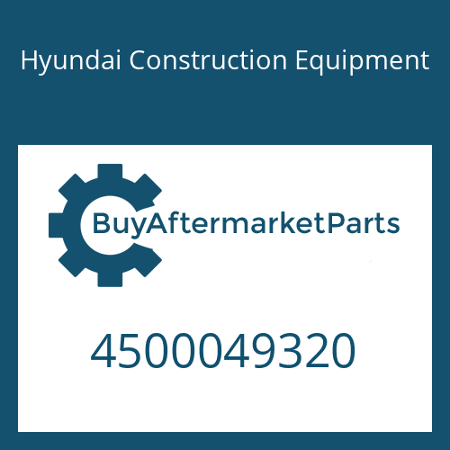 Hyundai Construction Equipment 4500049320 - 6 HP 26 SW
