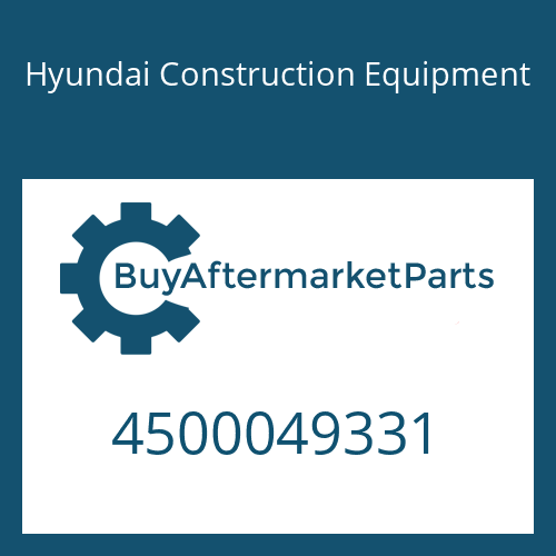 Hyundai Construction Equipment 4500049331 - 6 HP 26 SW