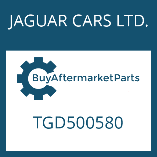 JAGUAR CARS LTD. TGD500580 - 6 HP 26 X SW