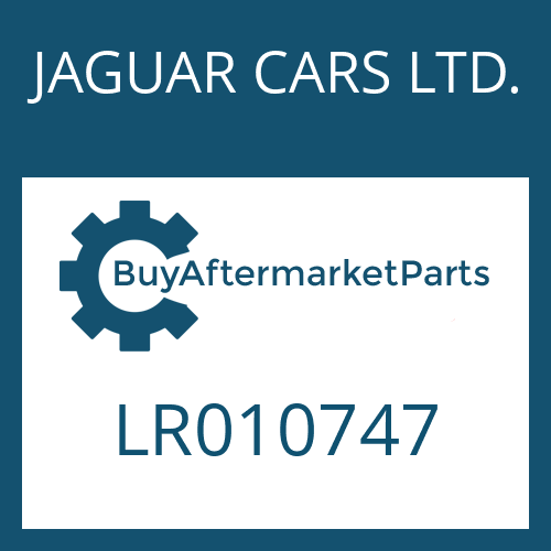 JAGUAR CARS LTD. LR010747 - 6 HP 28 X