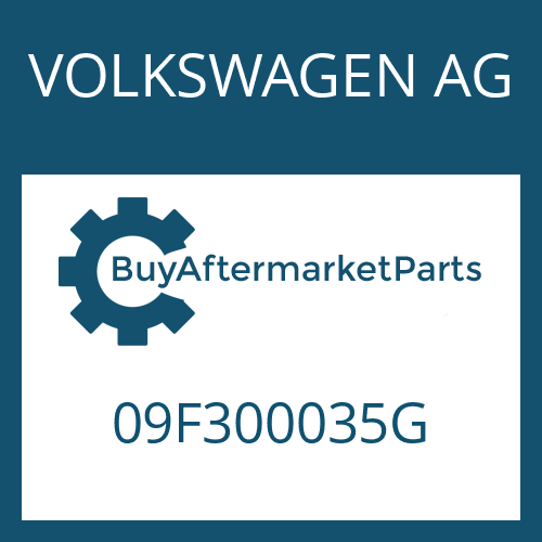 09F300035G VOLKSWAGEN AG 6 HP 32 A SW