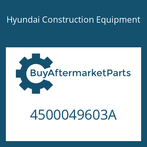 Hyundai Construction Equipment 4500049603A - 6 HP 19 SW