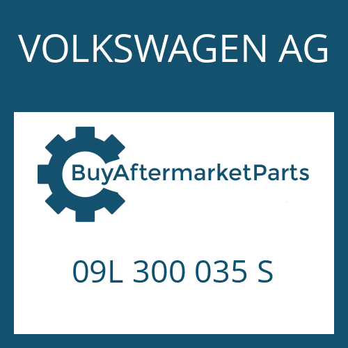 09L 300 035 S VOLKSWAGEN AG 6 HP 19 A SW