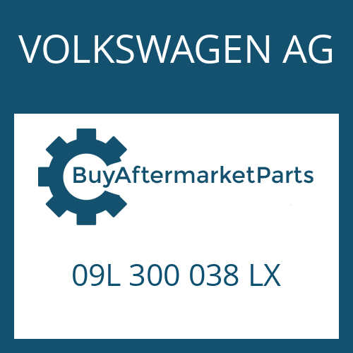 VOLKSWAGEN AG 09L 300 038 LX - 6 HP 19 A SW