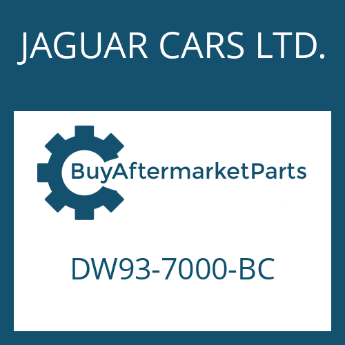 JAGUAR CARS LTD. DW93-7000-BC - 8HP70X SW