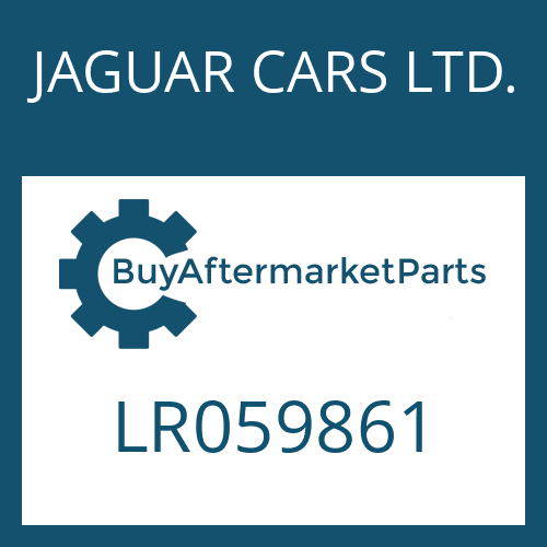 JAGUAR CARS LTD. LR059861 - 8P70XH SW