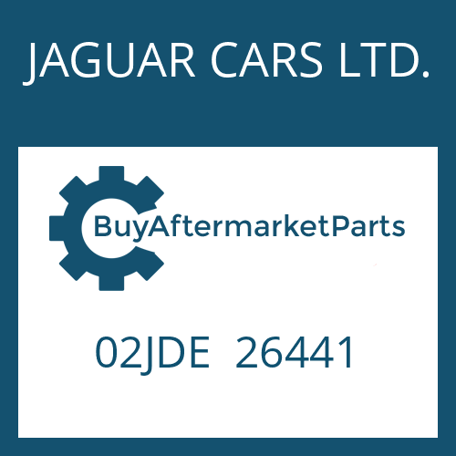 JAGUAR CARS LTD. 02JDE 26441 - SMALL COMPONENTS SET