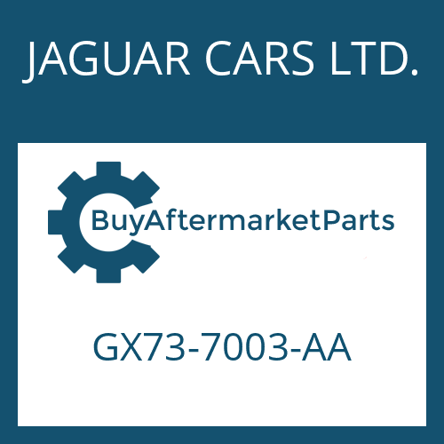 JAGUAR CARS LTD. GX73-7003-AA - 8HP45 HIS
