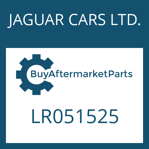 JAGUAR CARS LTD. LR051525 - 9HP48QX SW
