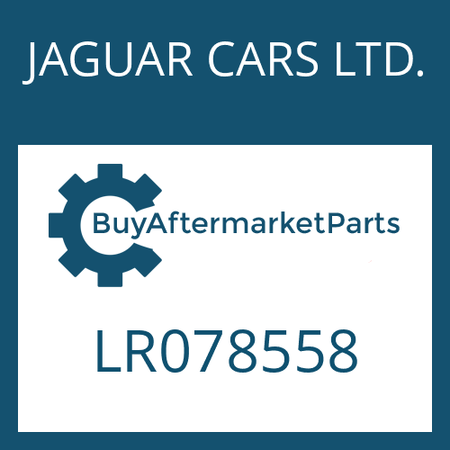 JAGUAR CARS LTD. LR078558 - 9HP48QX SW