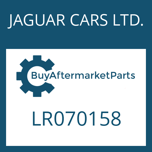 JAGUAR CARS LTD. LR070158 - 9HP48QX SW