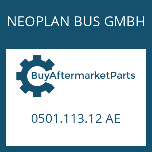 NEOPLAN BUS GMBH 0501.113.12 AE - CONNECTING PART