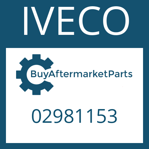 02981153 IVECO HELICAL GEAR