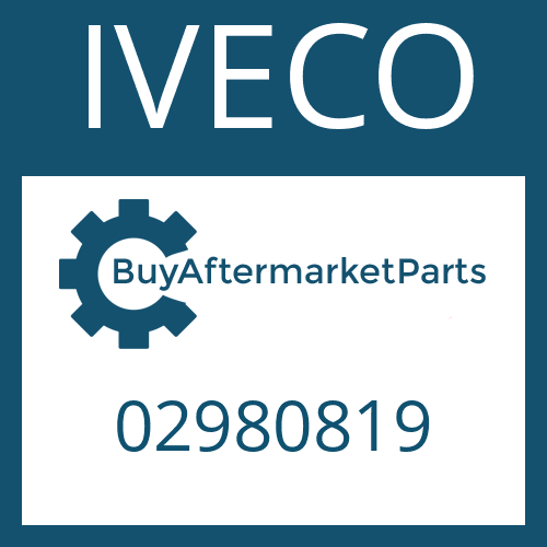 02980819 IVECO SUCTION TUBE