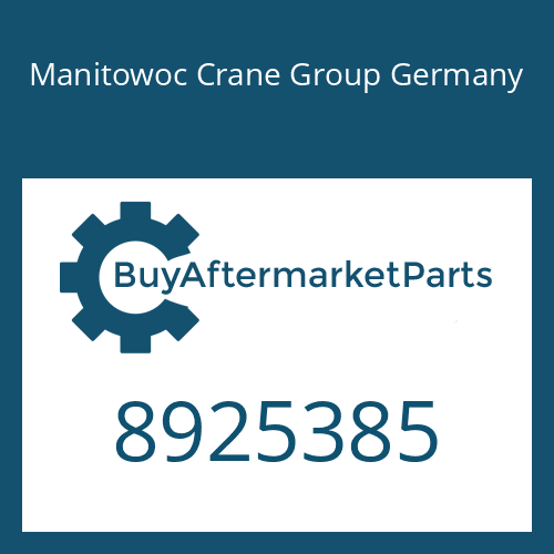 Manitowoc Crane Group Germany 8925385 - INPUT SHAFT
