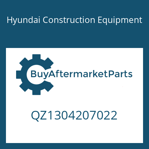 Hyundai Construction Equipment QZ1304207022 - DETENT PLUNGER