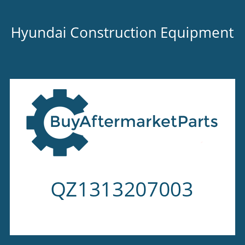 Hyundai Construction Equipment QZ1313207003 - DETENT PLUNGER
