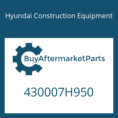 Hyundai Construction Equipment 430007H950 - 16 S 151