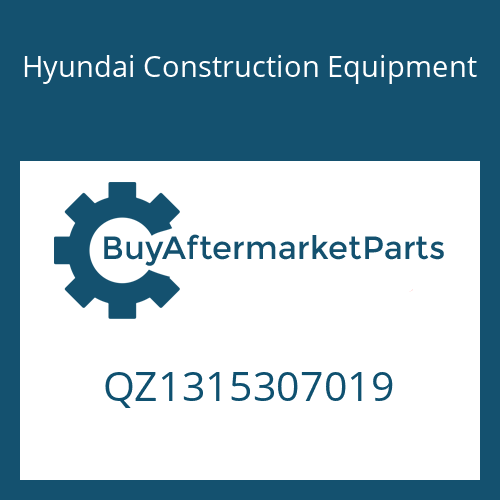 Hyundai Construction Equipment QZ1315307019 - SCREW