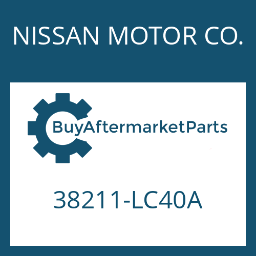 NISSAN MOTOR CO. 38211-LC40A - OUTPUT FLANGE