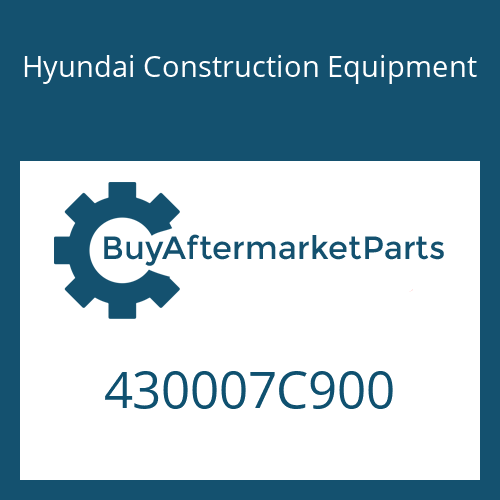 Hyundai Construction Equipment 430007C900 - 12 AS 2130 TO