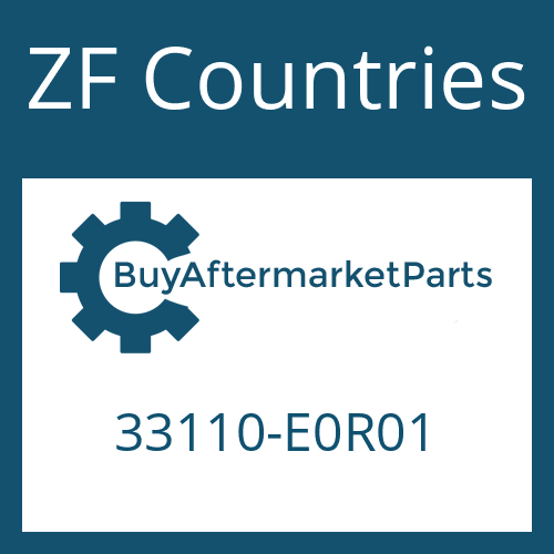 ZF Countries 33110-E0R01 - 16 AS 2631 TO