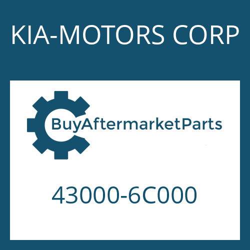 KIA-MOTORS CORP 43000-6C000 - 6 S 800 TO