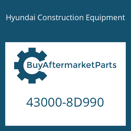 Hyundai Construction Equipment 43000-8D990 - 6 S 1601 BD