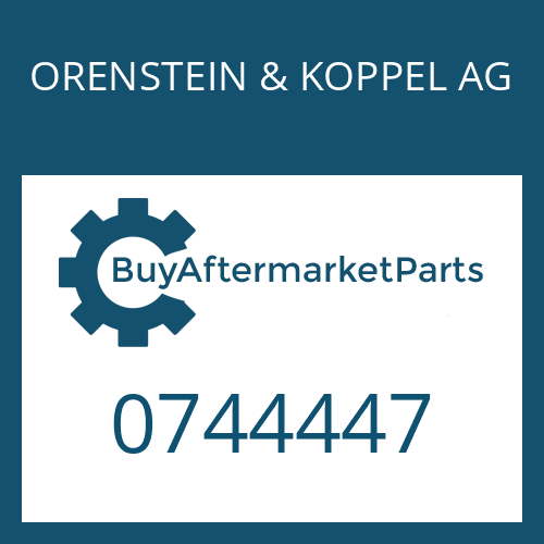 ORENSTEIN & KOPPEL AG 0744447 - AXLE BEVEL GEAR