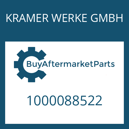 KRAMER WERKE GMBH 1000088522 - SPUR GEAR