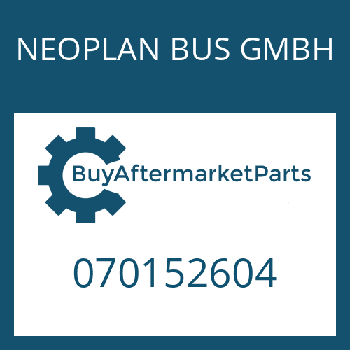 NEOPLAN BUS GMBH 070152604 - SCREEN SHEET