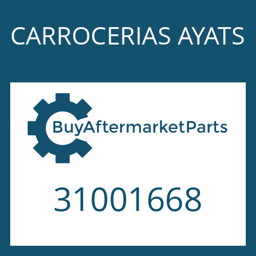 CARROCERIAS AYATS 31001668 - AV 133/90