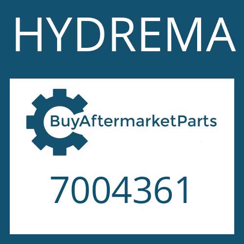HYDREMA 7004361 - MT-E 3060 II