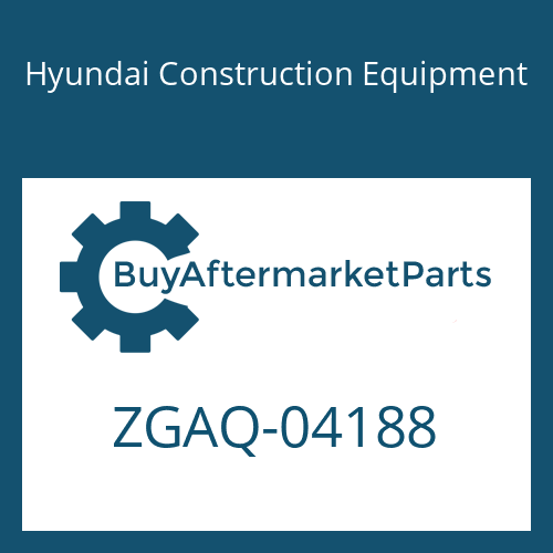 Hyundai Construction Equipment ZGAQ-04188 - SHAFT-POWER