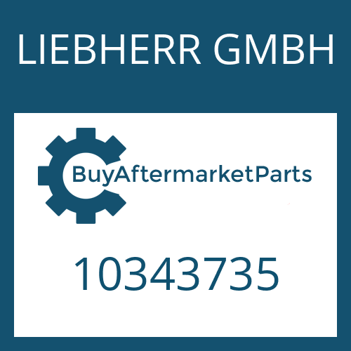 LIEBHERR GMBH 10343735 - OIL TUBE