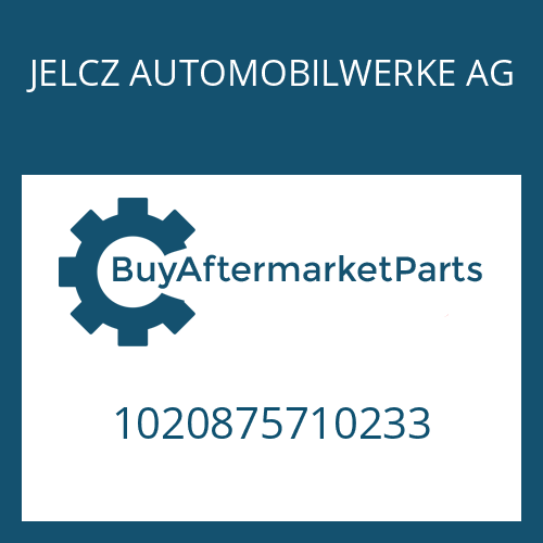 JELCZ AUTOMOBILWERKE AG 1020875710233 - VG 2000/300