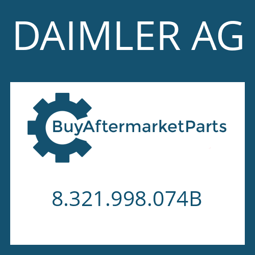 DAIMLER AG 8.321.998.074B - EST 18 E