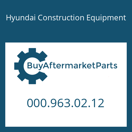 Hyundai Construction Equipment 000.963.02.12 - O-RING