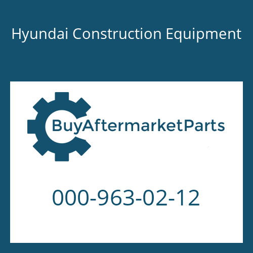 Hyundai Construction Equipment 000-963-02-12 - O-RING