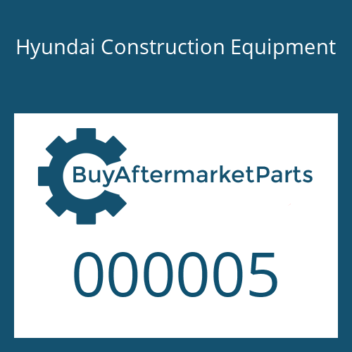 Hyundai Construction Equipment 000005 - BAND